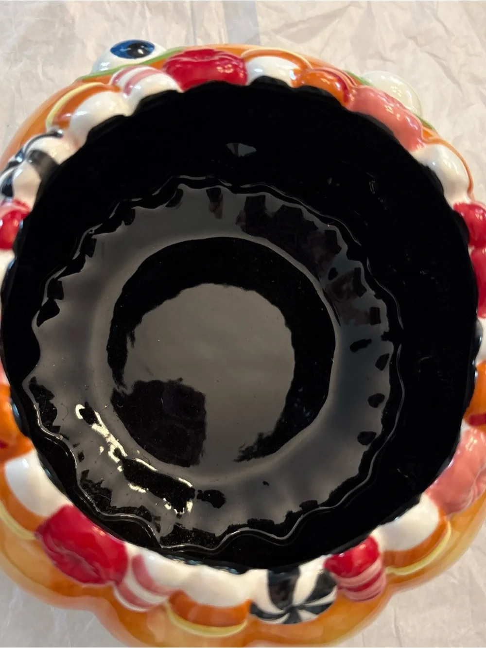 BRAND NEW 2022 Corner Ruby Carnival Candy Corn Pumpkin Bowl